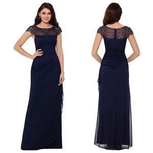 DJ-JAZ | Long Sheer Matte Jersey with Bead Top NWT